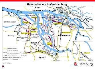 Hafenbahn-Netzplan